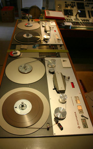 Telefunken Studio Bandmaschinen M15a im Studio Funkstunde