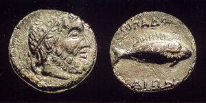 Münze ISLANDS off SICILY, Lopadusa. 3rd century BC.