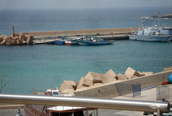 Hafen von Lampedusa, Anlegestelle der Flüchtlingsboote