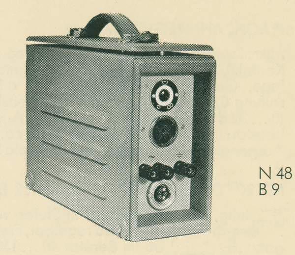 Netzanschlußgerät N 48 Batteriekoffer B 9 