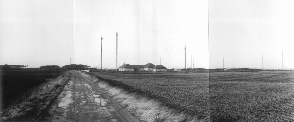 NWDR Empfangs u. Meßstation Wittsmoor August 1954