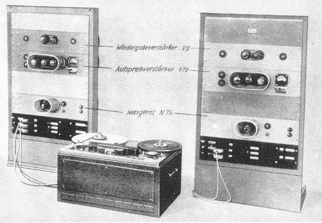 Stereo-Bandmaschine der RRG