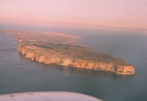 Landeanflug auf Lampedusa